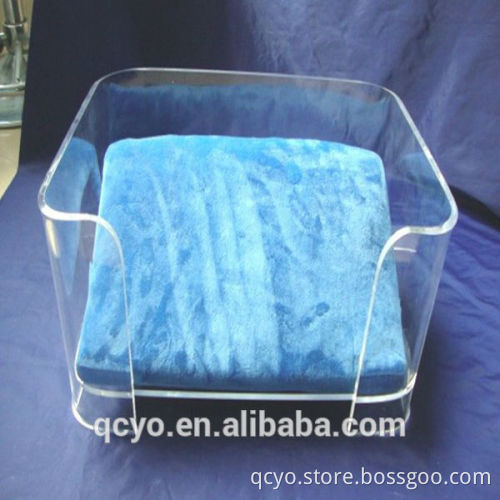 luxury acrylic pet dog beds /acrylic mats for dog QCY-ABD-37
